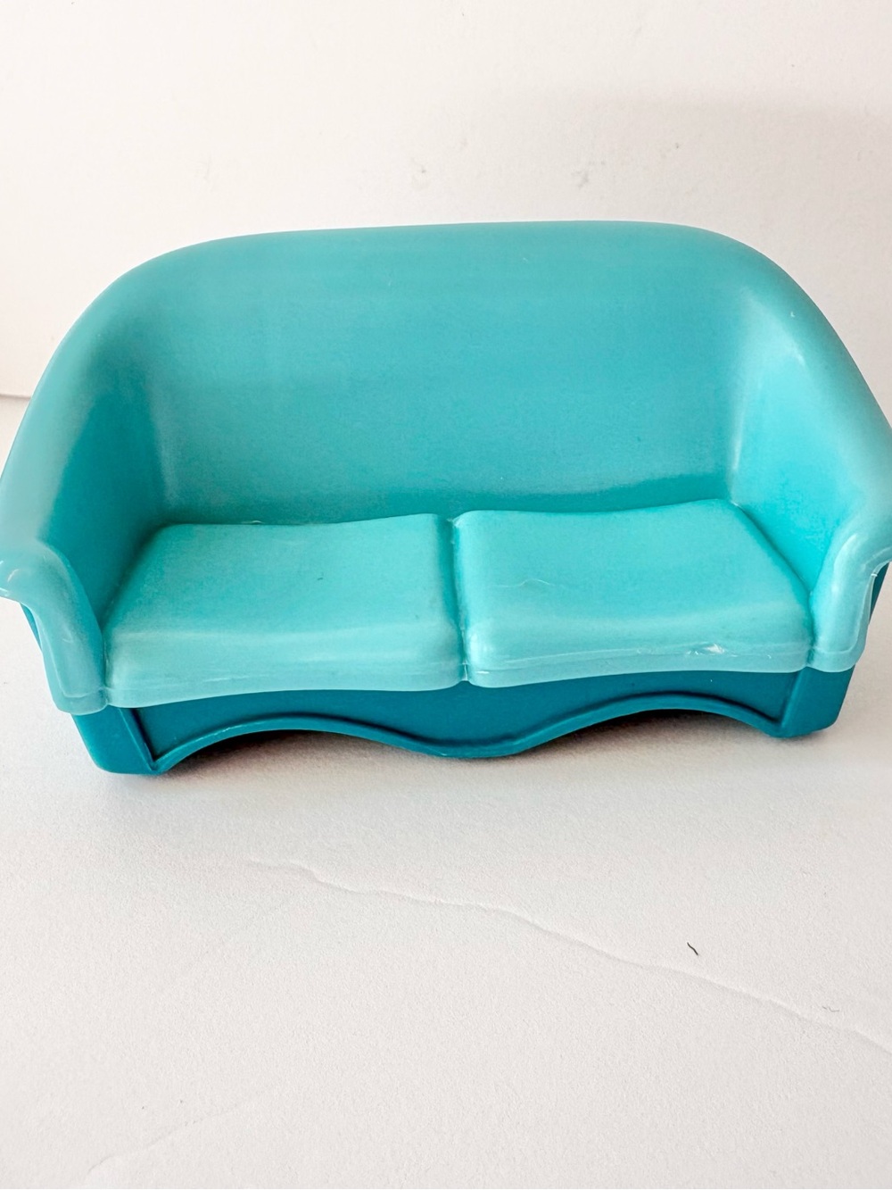 Vintage Fisher Price Loving Family Couch & Chair Dollhouse Furniture - Picture 3 of 4